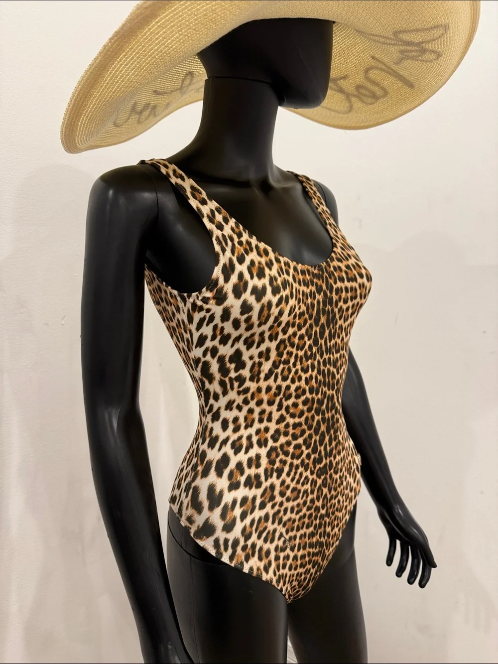 Roberto Cavalli Leopard One Piece Bodysuit Swimsuit S New Backless Beachwear - Picture 6 of 11